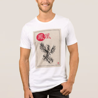 Fênix Sumi-e Japonesa – Arte Tradicional com Tinta