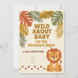 Fera Um Safari | Convite para Chá de Bebê