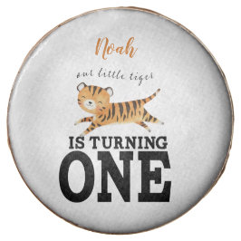 Fera Um Tigre de Selva Fofo Aniversário de 1 Ano