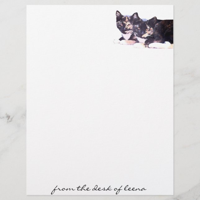 Feral Cat Family Letterhead (Frente)
