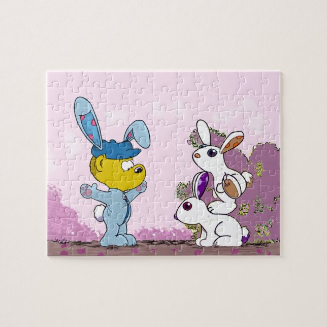 Ferald e a Quebra-cabeça Bunniez Jigsen (Horizontal)