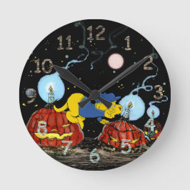 Ferald e o Relógio Redondo dos Pumpkins Rotten