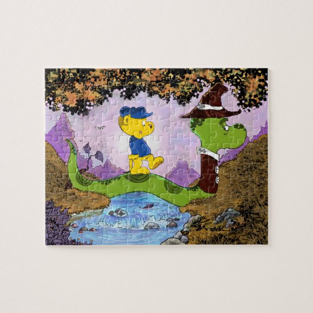 Ferald e o Sr. Wiggly Jigsee Quebra-cabeça (Horizontal)