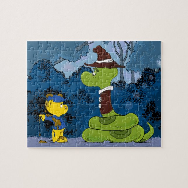 Ferald e o Sr. Wiggly Jigsee Quebra-cabeça (Horizontal)