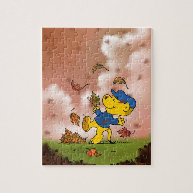 Ferald's Autumn Leaves Jigsen Quebra-cabeça (Vertical)