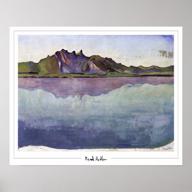 Ferdinand Hodler Zedign Art Poster nº 247 (Frente)