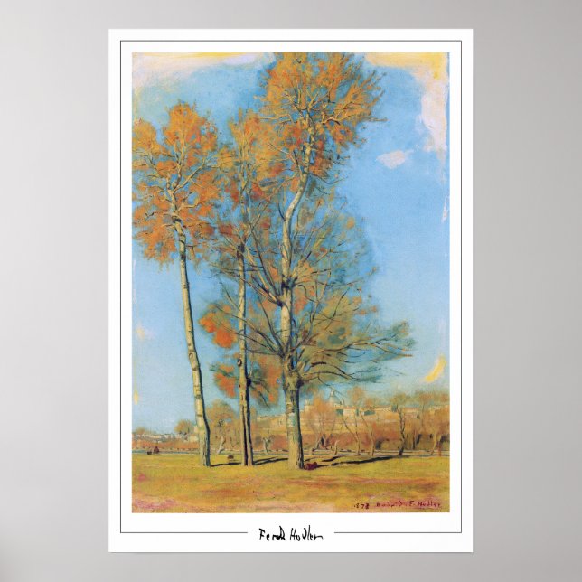 Ferdinand Hodler Zedign Art Poster nº 45 (Frente)