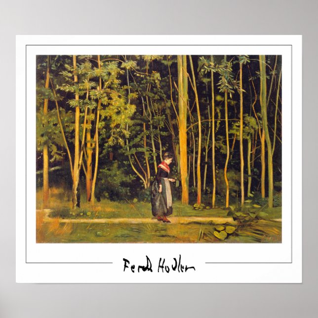 Ferdinand Hodler Zedign Art Poster nº 88 (Frente)