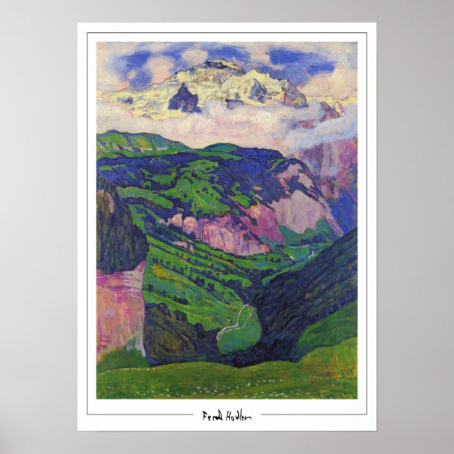 Ferdinand Hodler Zedign Art Poster nº 89 (Frente)
