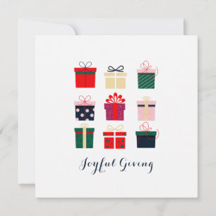 Feriado Colorido Moderno Oferece Cartão de Natal