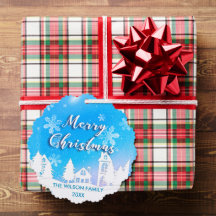 Feriado da Casa Branca de Neve do inverno Blue Won