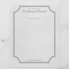 Feriado da cinza/Papel de carta da Carta de Natal