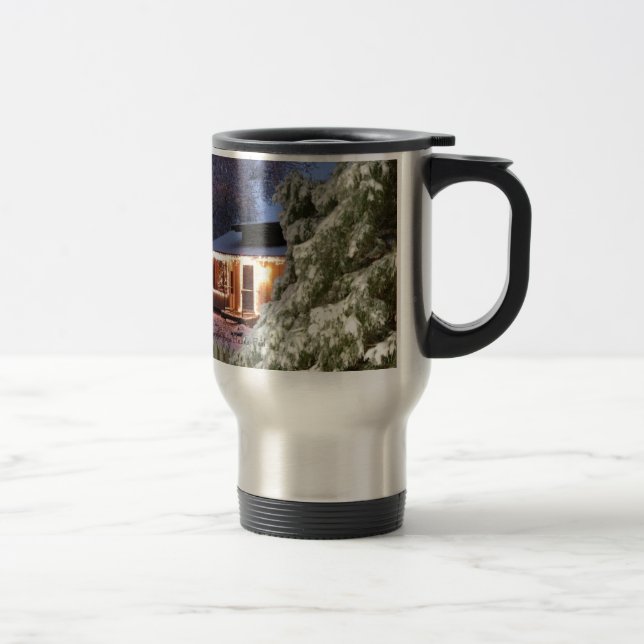 Feriado da família High Sierra Caneca de viagem (Direita)