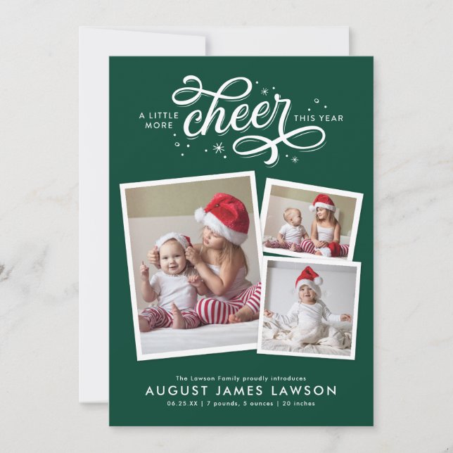 Feriado de Anúncio de Nascimento de Natal Novo (Frente)