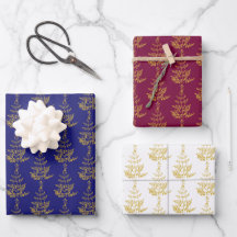 Feriado de Árvore de Natal Dourado