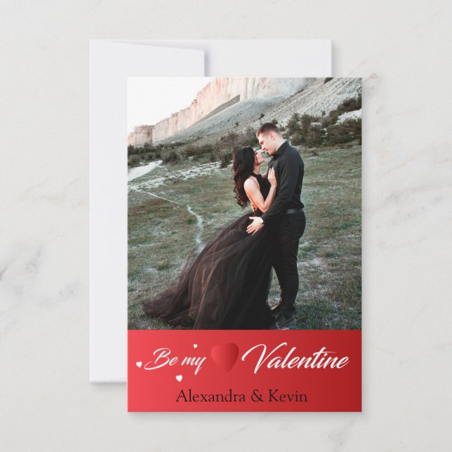 Feriado de Foto do Dia dos Namorados Felizes Perso (Frente)