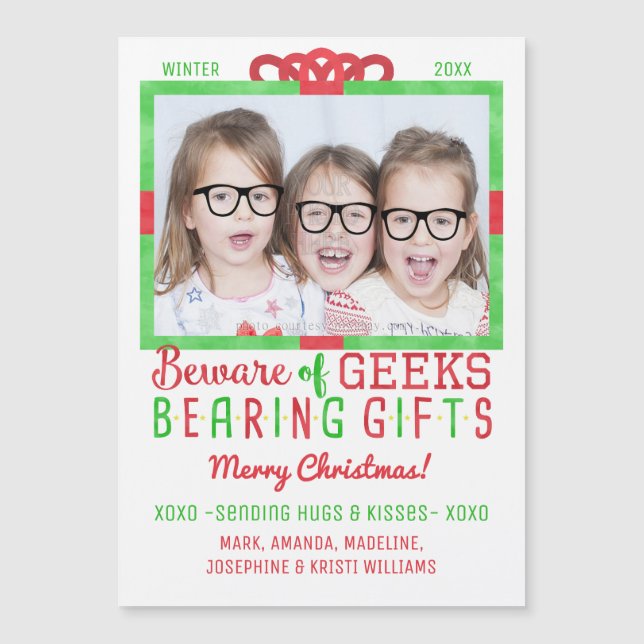 Feriado de Geeks engraçados da família natalícia (Frente)
