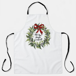 Feriado de Natal Apron - Feriado Jingle Ladies Wre
