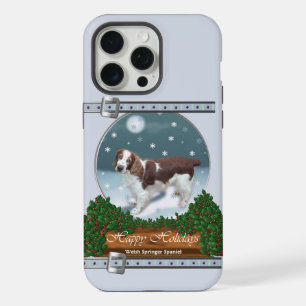 Feriado de Natal Azul do Welsh Springer Spaniel