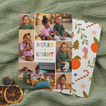 Feriado de Natal de Feliz e Brilho 6<br><div class="desc">Capture a magia da temporada de festas com esta design de Gráficos de Férias de Natal "Feliz de e Brilho". Este design festivo e alegre mostra seis fotos personalizadas, organizadas em um layout de colagem divertido. No centro, entre as fotos, lê-se "Feliz Brilho" em tipografia bonita e colorida. Seu nome...</div>