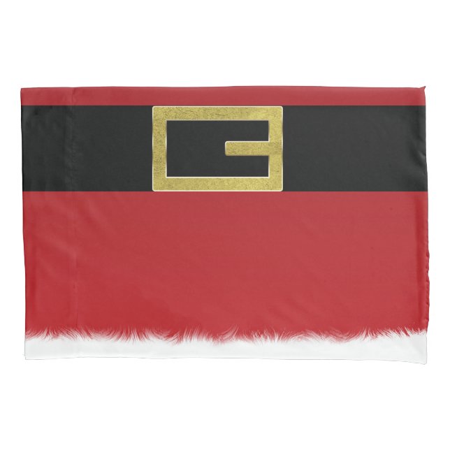 Feriado de Natal Red Santa Claus Belt & White fur (Frente)