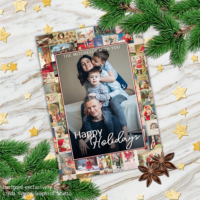 Feriado de Padrão de Cartões de natal de Natal Per (Criador carregado)