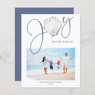 Feriado de Seashell de Natal Náutico de Orçamento