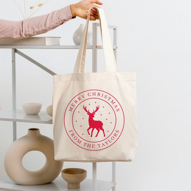 Feriado Deer Reutilizável Bolsa de Natal Bag (Criador carregado)