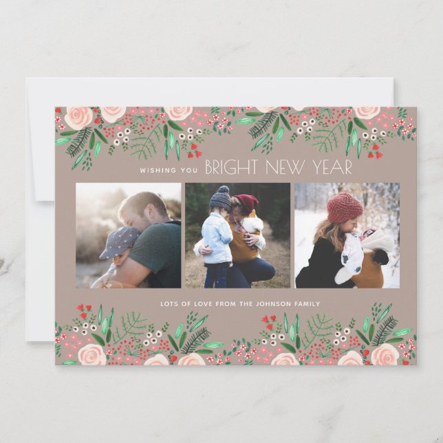 Feriado do Ano Novo no Jardim Botânico | CARTÃO CO (Frente)