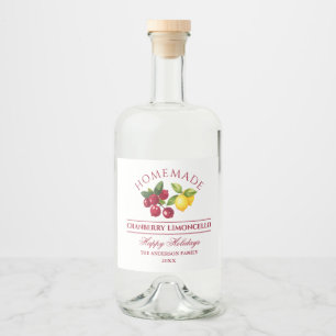 Feriado Homemade Cranberry Limoncello