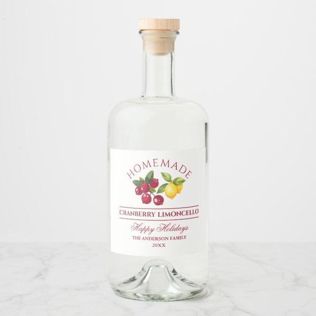 Feriado Homemade Cranberry Limoncello (Frente)