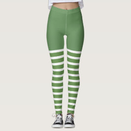Feriado Sexo Leggings Candy Cane de Natal