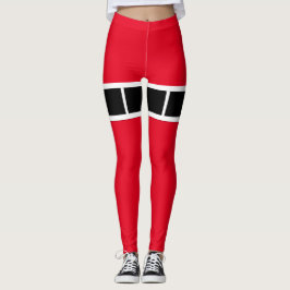Feriado Sexo Leggings Candy Cane de Natal
