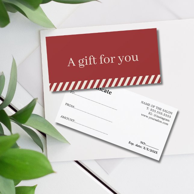 Feriado Simples Vermelho Beige Strike (Criador carregado)