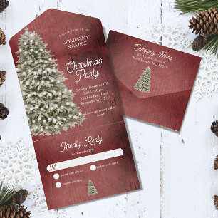 Feriado Vermelho de Festa de Árvore de Natal Russo