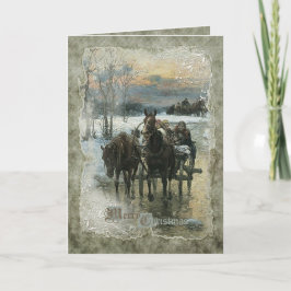 Feriados de Natal - Cartão de Saudação