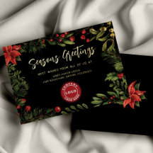 Feriados de Natal para logotipos empresariais Dour