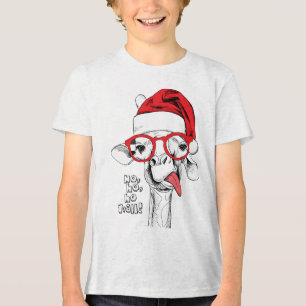 Feriados do girafa do Natal do hipster