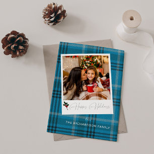 Feriados felizes com fotos instantâneas da Xadrez