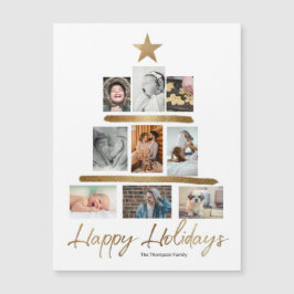 Feriados felizes da Colagem de Fotos da Árvore de