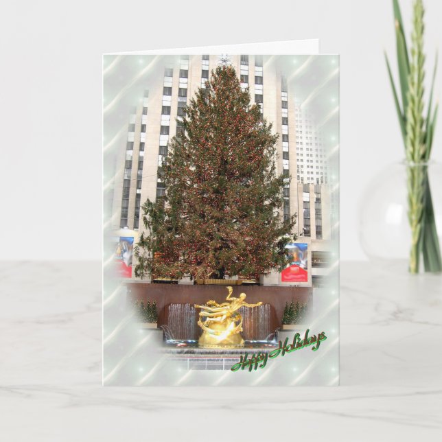 Feriados Felizes Do Cartão NY (Frente)