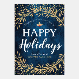 Feriados felizes e Obrigados de negócios