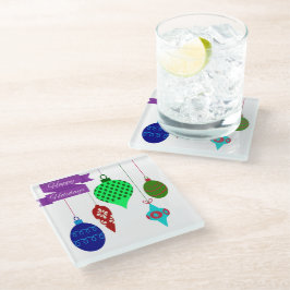 Feriados Felizes e Ornamentos de Travamento Banner