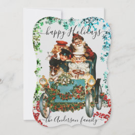 Feriados Felizes Personalizados - Rustic Vintage E