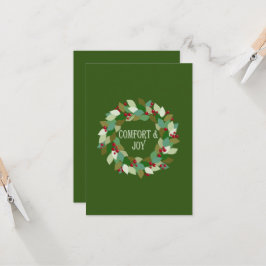 Feriados, Férias Vermelhas, Berries e Folhas