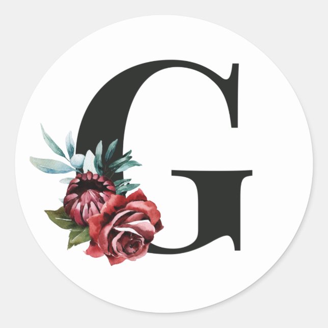 Férias de inverno iniciais adesivo letra G (Frente)