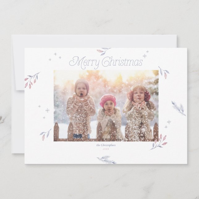 Férias de Natal Pale Winter Berries (Frente)