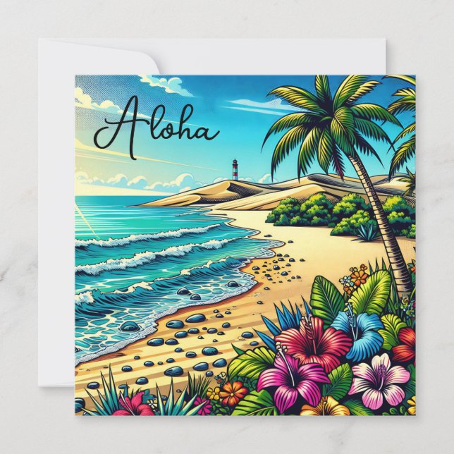 Férias do Oceano Tropical Aloha (Frente)