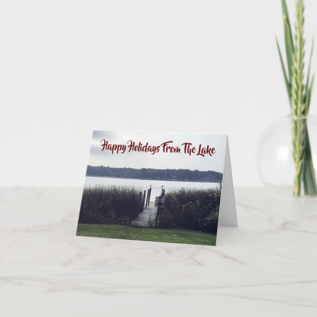 FÉRIAS FELIZES **DO LAGO*** CARTÃO (Frente)