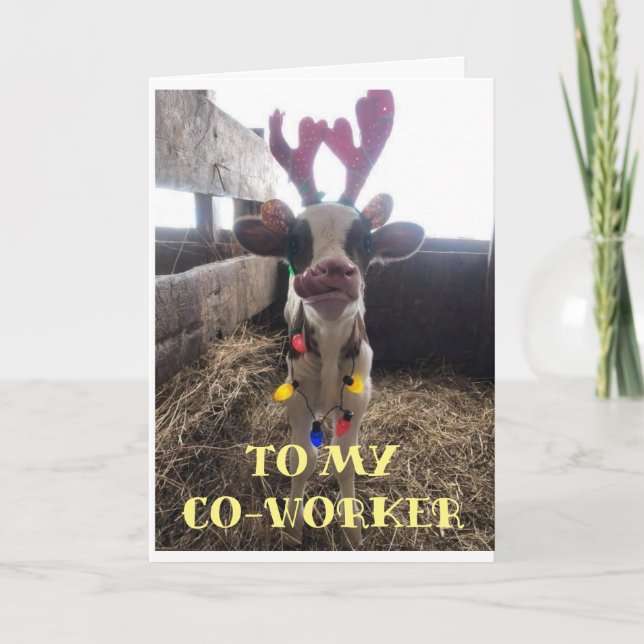 FÉRIAS FELIZES PARA O CARTÃO DE NATAL DO **MEU COL (Frente)